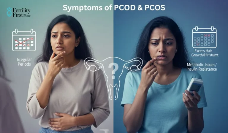 Symptoms of PCOD and PCOS